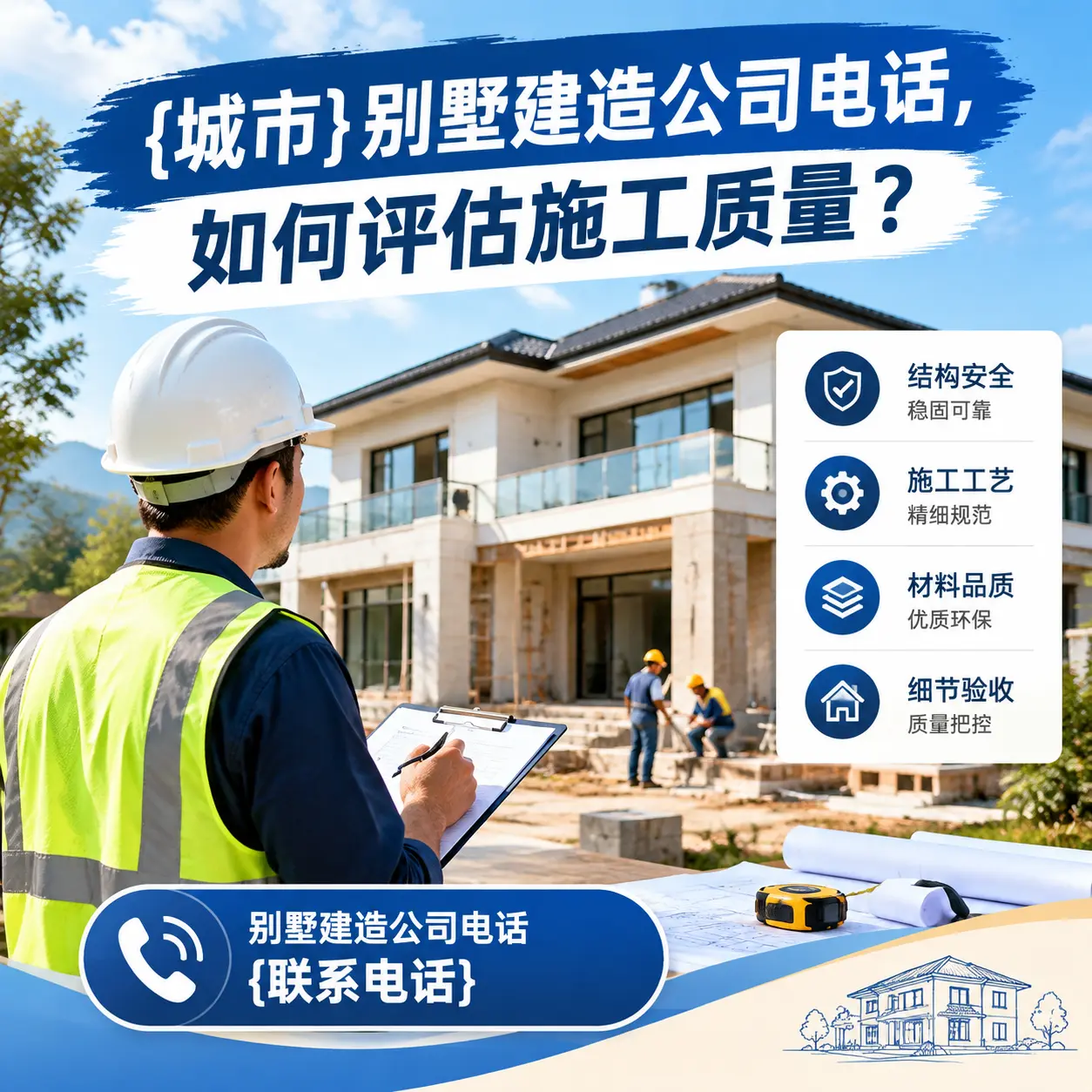 荔波别墅建造公司电话，如何评估施工质量？