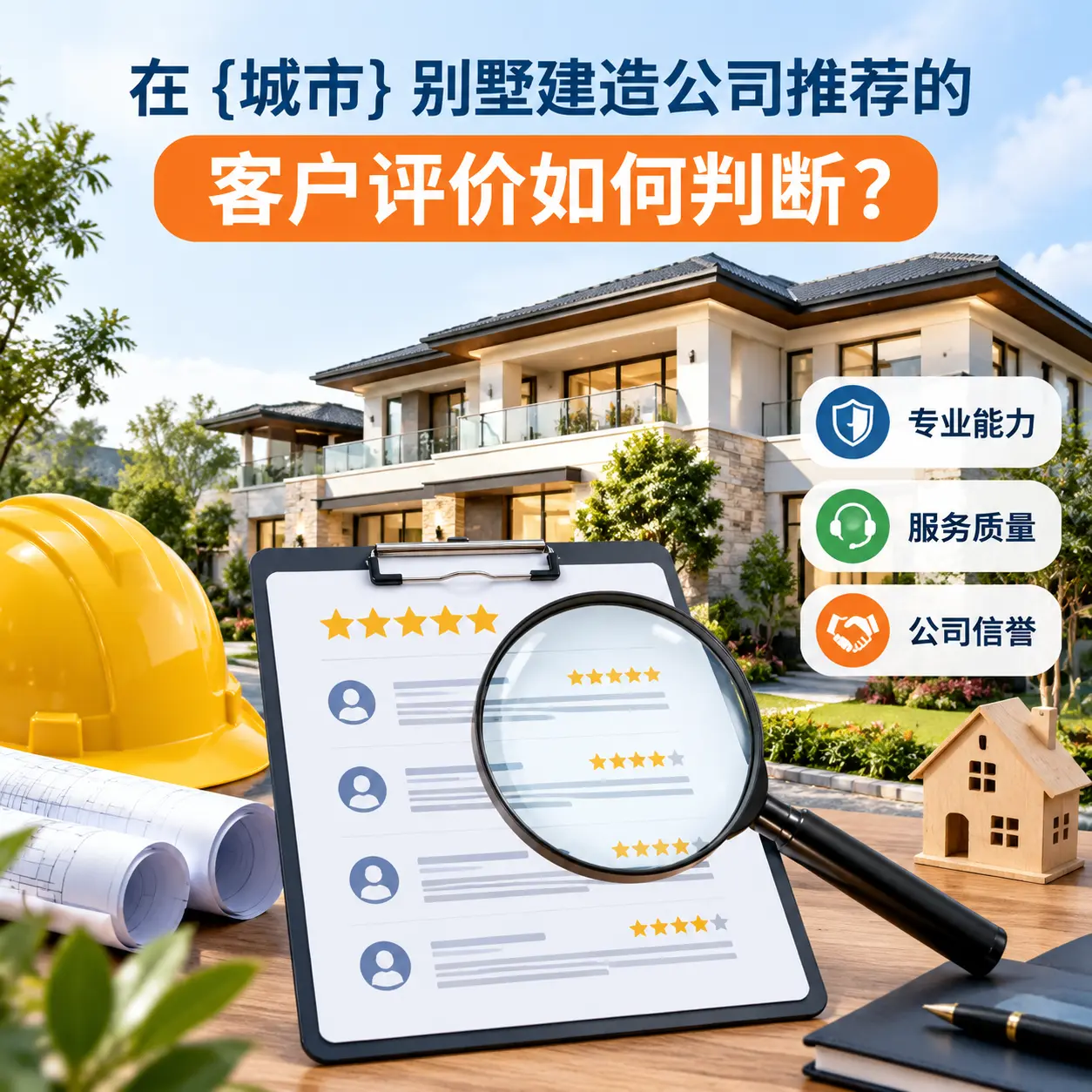 在 荔波 别墅建造公司推荐的客户评价如何判断?