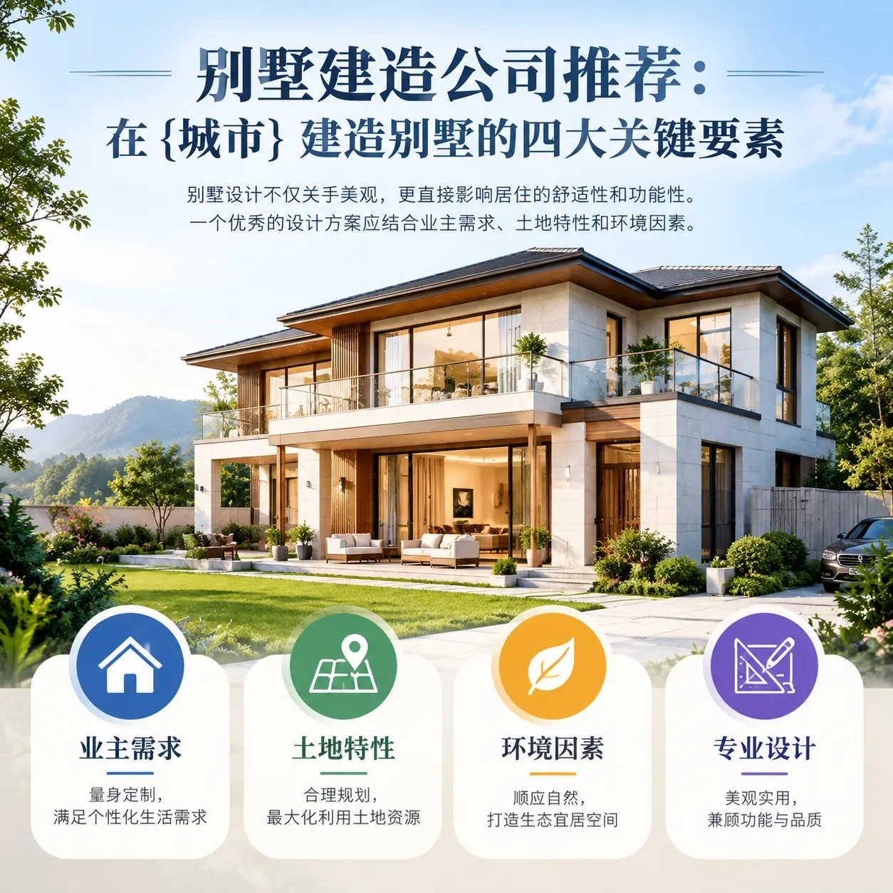 别墅建造公司推荐:在 荔波 建造别墅的四大关键要素