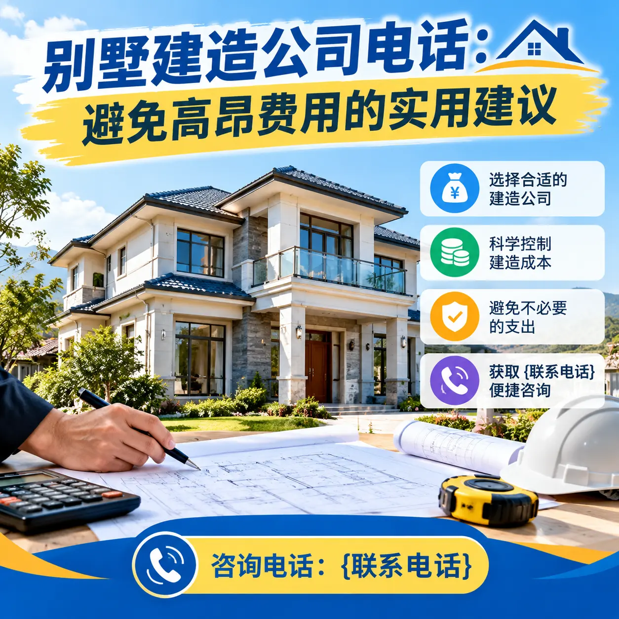 荔波别墅建造公司电话:避免高昂费用的实用建议