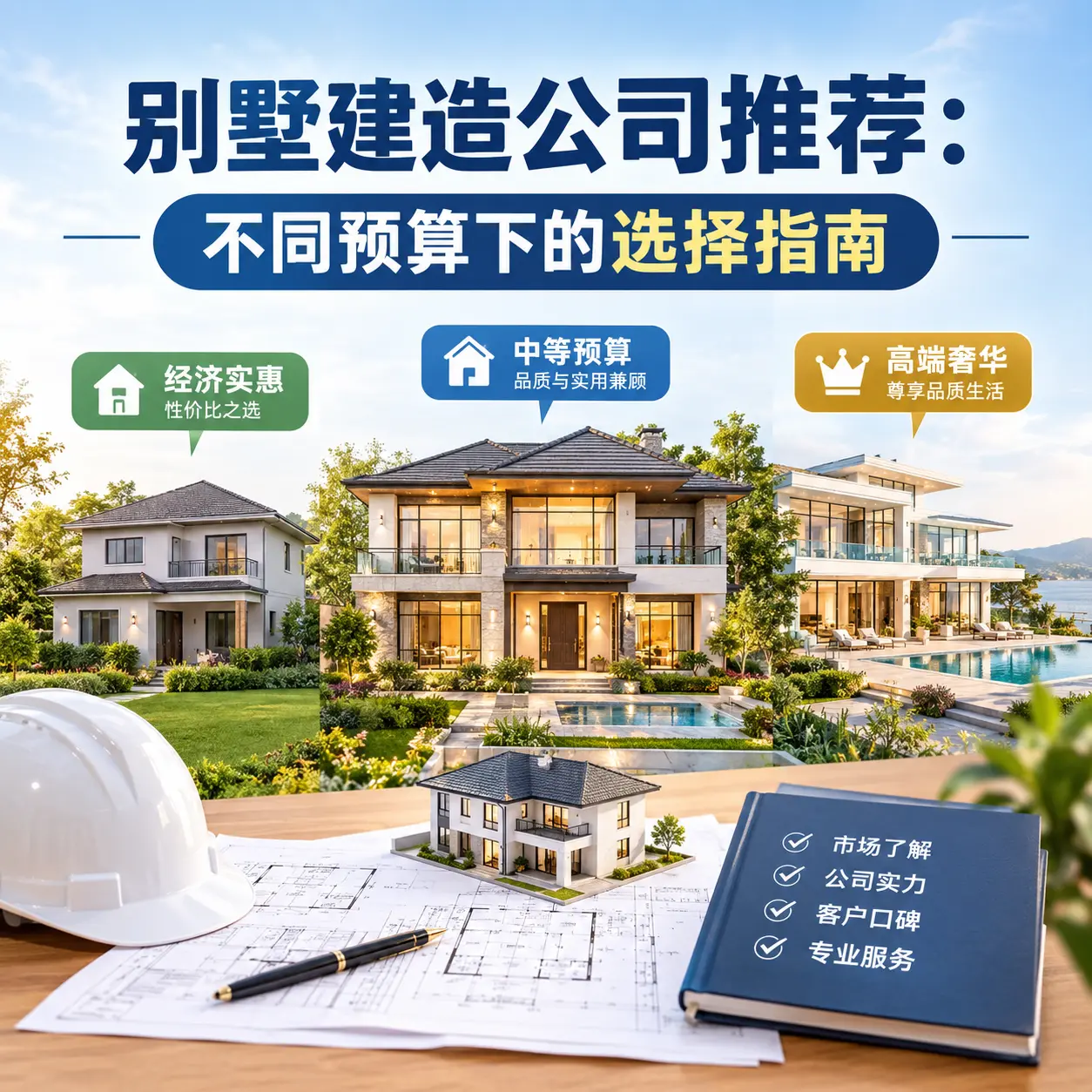 别墅建造公司推荐：不同预算下的选择指南