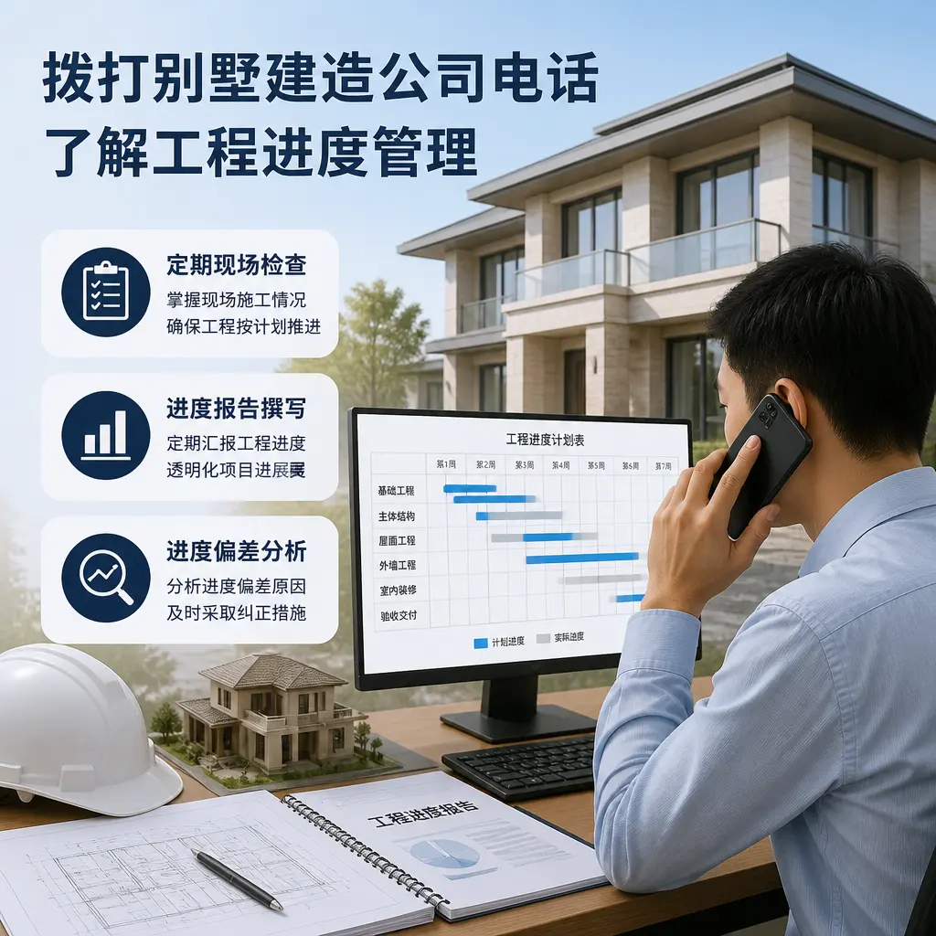 拨打荔波别墅建造公司电话，了解工程进度管理